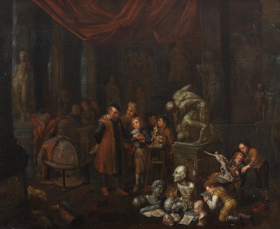 Studio rzeźbiarza autorstwa Balthasar van den Bossche