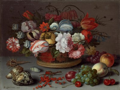 Kosz kwiatów, ok. 1622. autorstwa Balthasar van der Ast