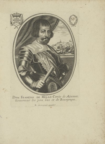 Francisco Manuel de Mello 1608-1666, 1640-1650. autorstwa Balthazar Moncornet