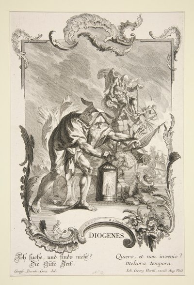 Diogenes autorstwa Balthazar Sigismond Setlezky