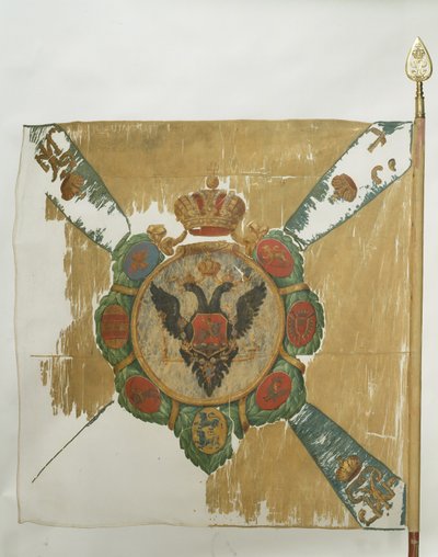 Flaga pułku ratowników Semenovsky, 1762 autorstwa Banners and Standards Flags