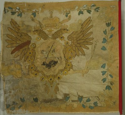 Saint George Flaga pułku piechoty w czasach Anny Ioannovna, 1730s autorstwa Banners and Standards Flags