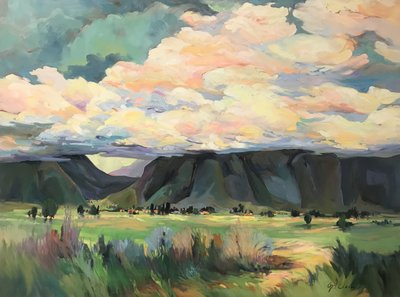 Sky Valley Road Cloud Series autorstwa Barbara Cleary