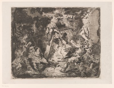 Chrystus na krzyżu autorstwa Barbara Elisabeth van Houten (signed by artist)