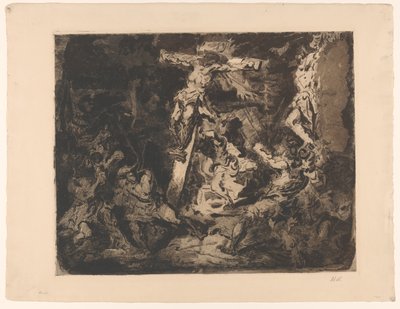 Chrystus na krzyżu autorstwa Barbara Elisabeth van Houten (signed by artist)