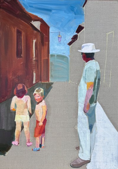 Bittersweet 3, 2025, olej na płótnie lnianym autorstwa Barbara Hoogeweegen