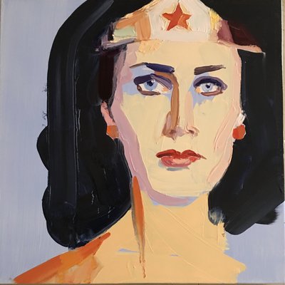 Cudowna kobieta, 2016 autorstwa Barbara Hoogeweegen