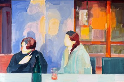 Nasza pomarańcza, 2025, olej na panelu autorstwa Barbara Hoogeweegen