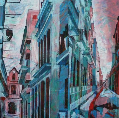 Tętniący życiem zakątek miasta autorstwa Barbara Piatti