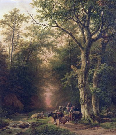 Nieznany obraz autorstwa Barend Cornelis Koekkoek