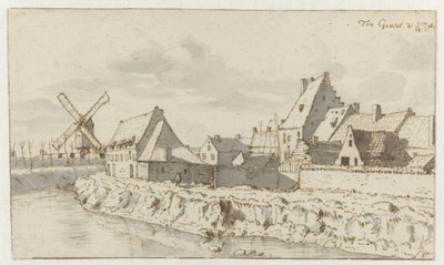 Widok na grób, Brabancja Północna autorstwa Barend Klotz (attributed to)
