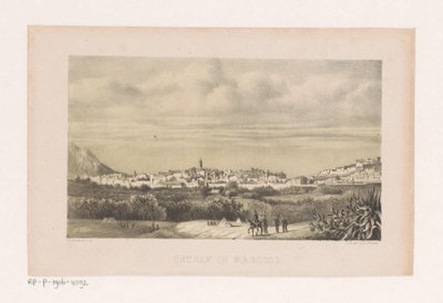Widok na Tetouan w Maroku Tetouan w Maroku (tytuł na obiekcie) autorstwa Barend Leonardus Hendriks