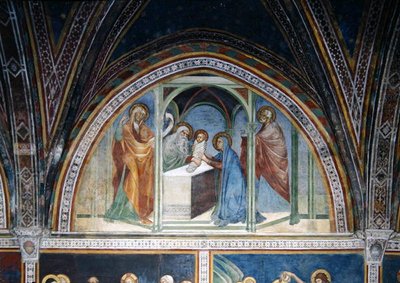 Obrzezanie, z serii Scen Nowego Testamentu autorstwa Barna da Siena