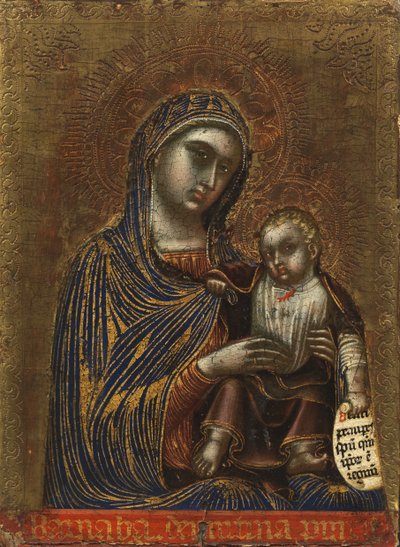 Dziewica z Dzieciątkiem, c.1365-70 autorstwa Barnaba da Modena