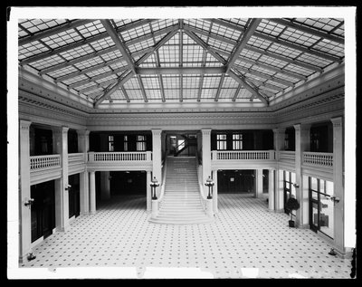 Illinois Theatre Building, Chicago, Illinois, USA, ok. 1905 (zdjęcie czarno-białe) autorstwa Barnes and Crosby