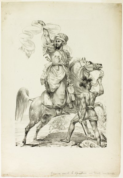 Konny wódz mameluków wzywający pomoc autorstwa Baron Antoine Jean Gros