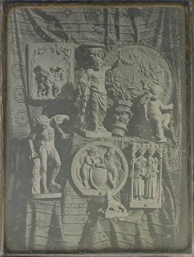 Martwa natura z gipsowymi odlewami autorstwa Baron Armand Pierre Séguier