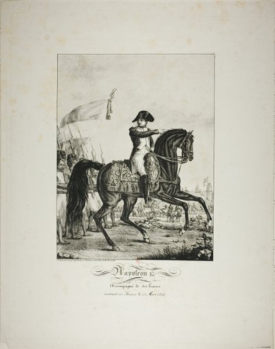 Napoleon w towarzystwie swoich Dobrych Ludzi wraca do Francji 1 marca 1815 r autorstwa Baron François Pascal Simon Gérard