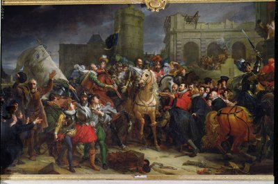 Wjazd Henryka IV (1553-1610) do Paryża, 22 marca 1594 r. autorstwa Baron François Pascal Simon Gérard