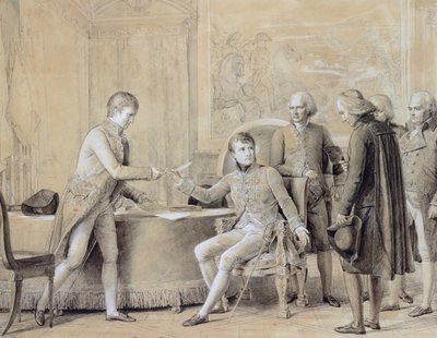 Podpisanie konkordatu między Francją a Stolicą Apostolską, 15 lipca 1801 r. autorstwa Baron François Pascal Simon Gérard