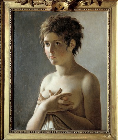 Portret dziewczyny w biuście - Obraz Pierre