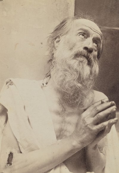 [Portret modlącego się mężczyzny] autorstwa Baron Wilhelm von Gloeden