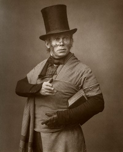 Brytyjski aktor Felix Morris w One Change, 1886. autorstwa Barraud