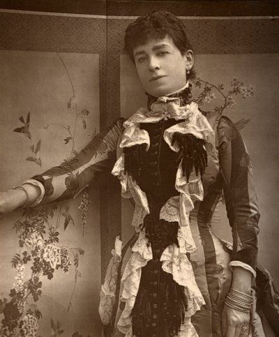 Brytyjska aktorka Lady Monckton w filmie Jim the Penman, 1886 r. autorstwa Barraud