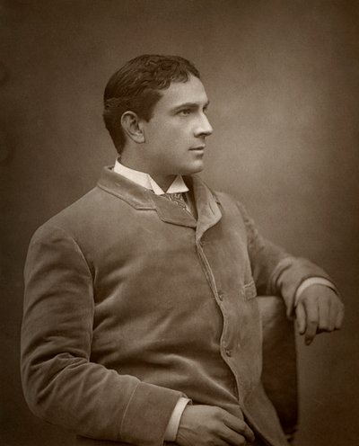 Maurice Barrymore, brytyjski aktor, 1886 autorstwa Barraud