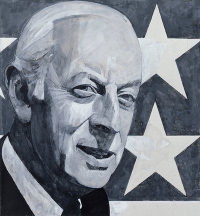 Portret Alistaira Cooke