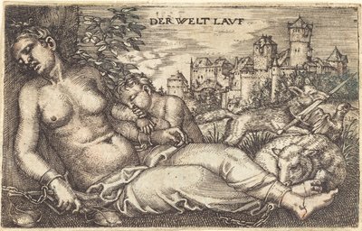 „Der Welt Lavf” (Śpiąca Sprawiedliwość) autorstwa Barthel Beham