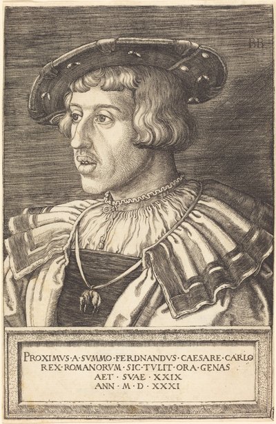Cesarz Ferdynand I autorstwa Barthel Beham