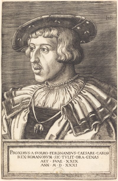 Cesarz Ferdynand I autorstwa Barthel Beham