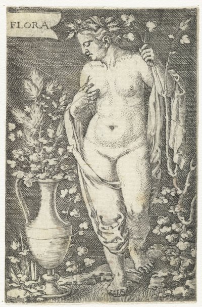 Flora (tytuł na obiekcie) autorstwa Barthel Beham