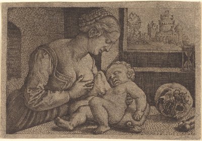 Madonna z Czaszką autorstwa Barthel Beham