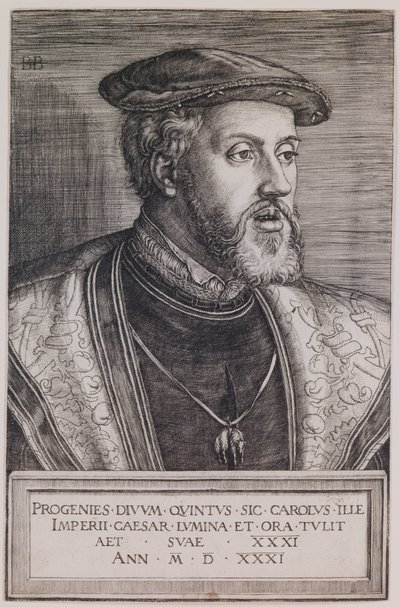 Portret Charlesa Quinta autorstwa Barthel Beham