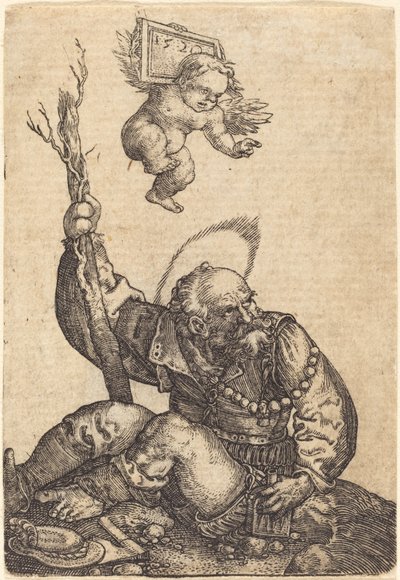 Święty Krzysztof autorstwa Barthel Beham