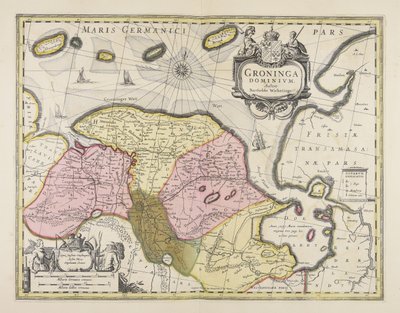 Groninga dominium / auctore Bartholdo Wicheringe autorstwa Barthold Wicheringe