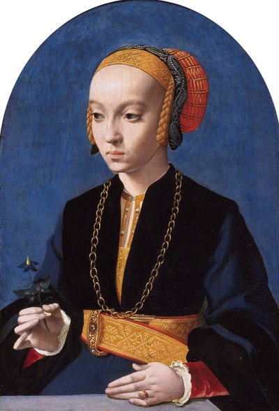 Portret Elżbiety Bellinghausen (ok. 1520-1570) autorstwa Bartholomaeus Bruyn the Elder