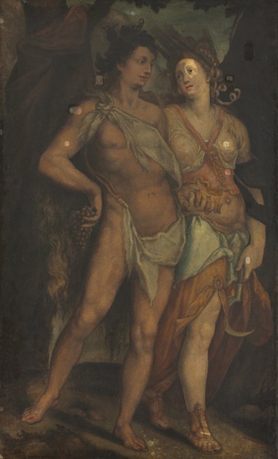 Polonês Ceres e Baco autorstwa Bartholomaeus Spranger