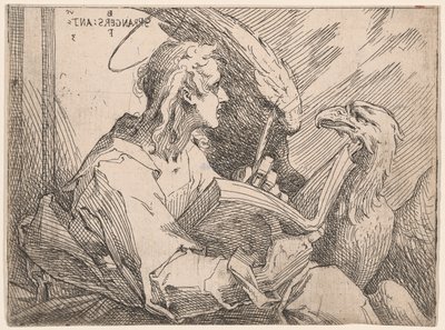 Jan Ewangelista autorstwa Bartholomaeus Spranger
