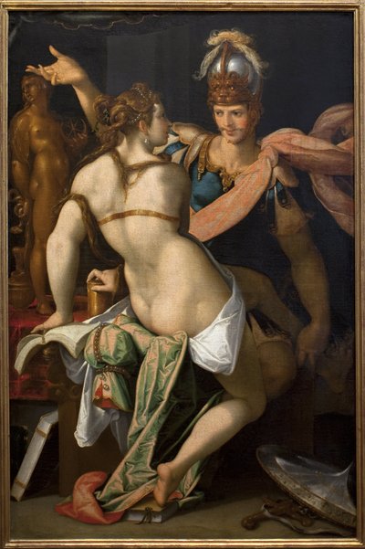 Ulisses i Kirke. Obraz Bartholomeusa Sprangera (1546-1611), olej na płótnie autorstwa Bartholomaeus Spranger