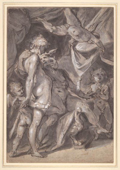 Wenus i Merkury autorstwa Bartholomaeus Spranger