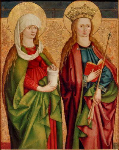 św. Maria Magdalena u. Urszuli autorstwa Bartholomäus Zeitblom