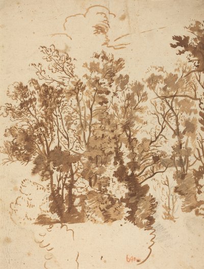 Studium krajobrazowe autorstwa Bartholomeus Breenbergh