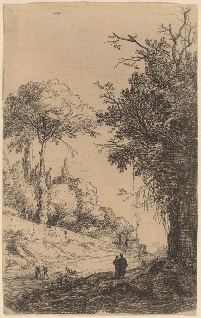 Część Via Flaminia autorstwa Bartholomeus Breenbergh
