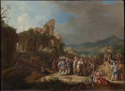 Głoszenie Jana Chrzciciela autorstwa Bartholomeus Breenbergh