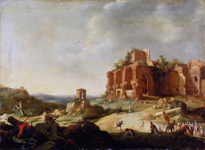 Ukamienowanie św. Szczepana autorstwa Bartholomeus Breenbergh