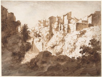 Widok na Tivoli autorstwa Bartholomeus Breenbergh
