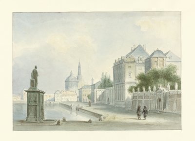 Włoski pejzaż miejski autorstwa Bartholomeus Johannes van Hove